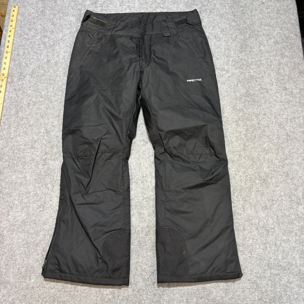 Arctix Men Black Insulated Snow Pants Ski Snowboard Winter Trousers XL Short